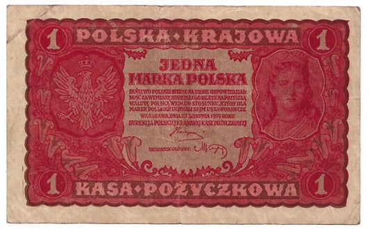 1 marka polska 1919 r. - I Serja AF (B073)