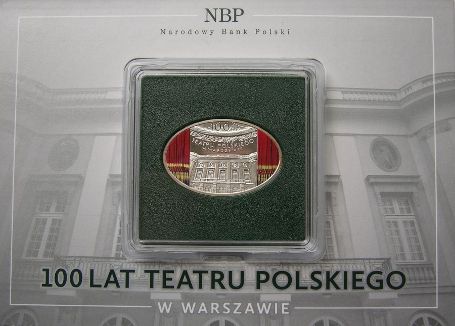 10 złotych - 100 lat Teatru Polskiego w Warszawie