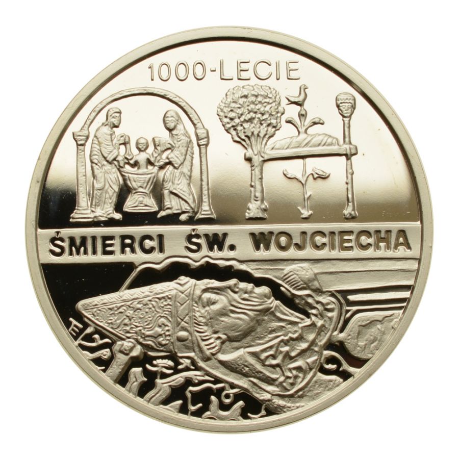 10 złotych - 1000-lecie śmierci Świętego Wojciecha