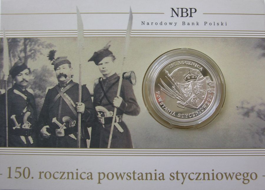 10 złotych - 150. rocznica Powstania Styczniowego