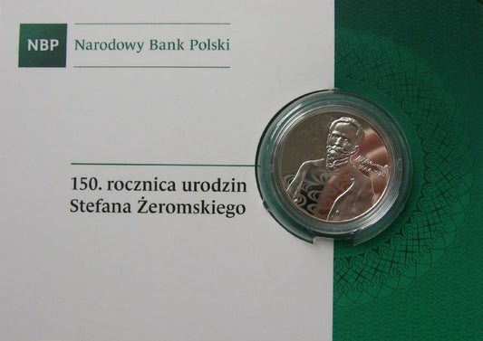 10 złotych - 150. rocznica urodzin Stefana Żeromskiego