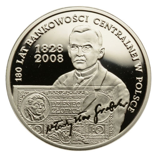 10 złotych - 180 lat bankowości centralnej w Polsce