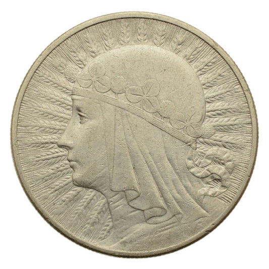 10 złotych 1932 r. - Głowa Kobiety b.z. (11)