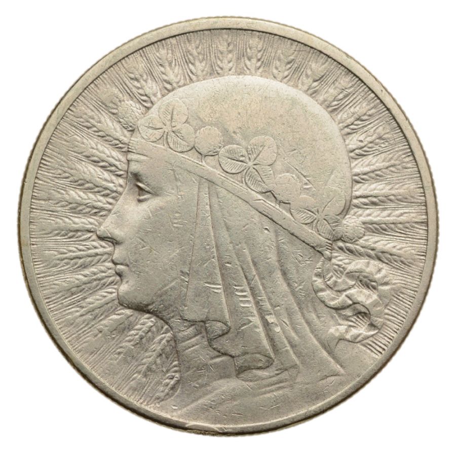 10 złotych 1932 r. - Głowa Kobiety b.z. (16)