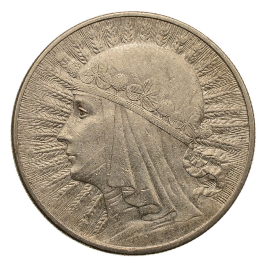 10 złotych 1932 r. - Głowa Kobiety b.z. (17)