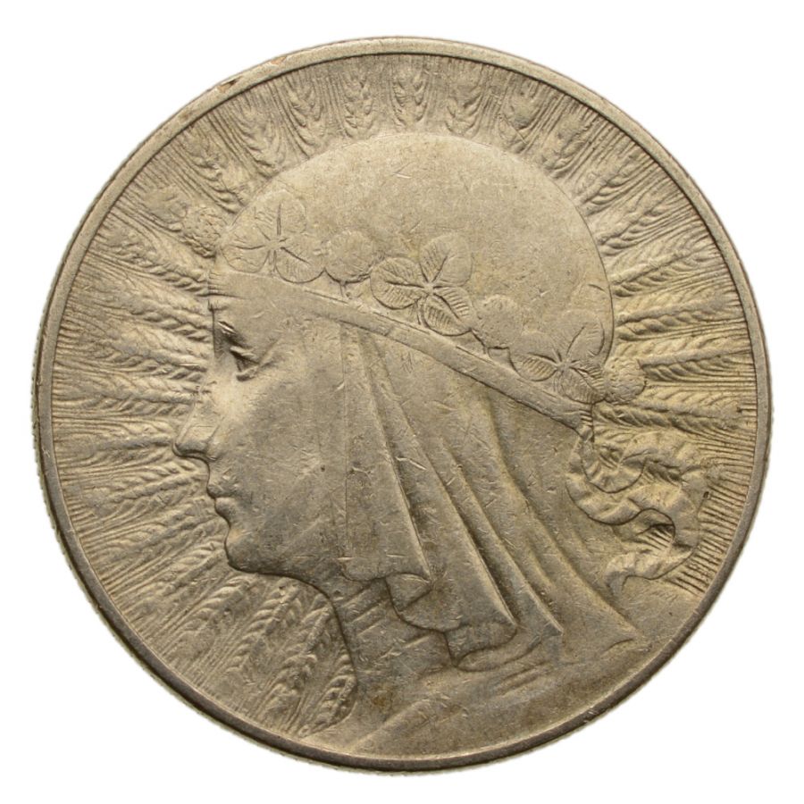 10 złotych 1932 r. - Głowa Kobiety z.m. (11)