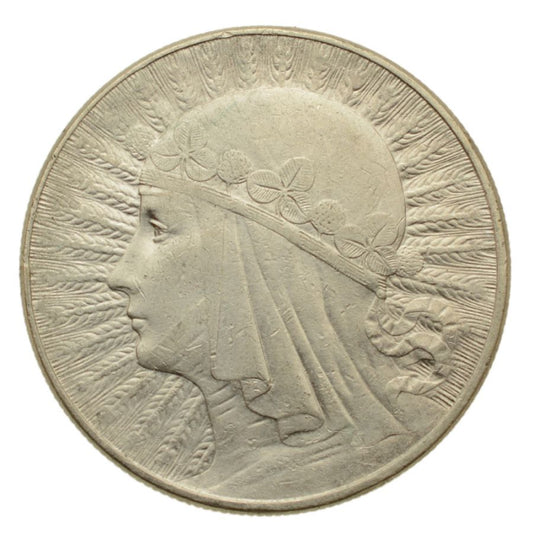 10 złotych 1932 r. - Głowa Kobiety z.m. (15)