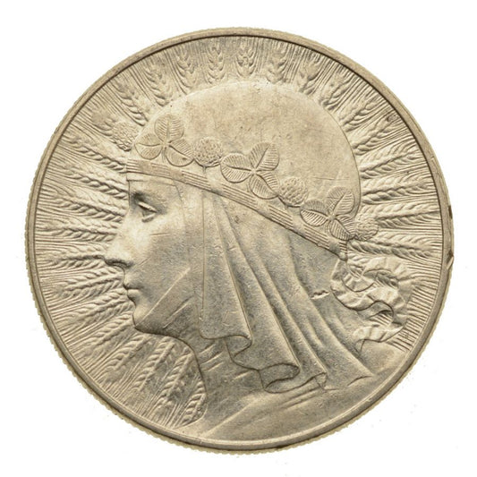 10 złotych 1932 r. - Głowa Kobiety z.m. (6)