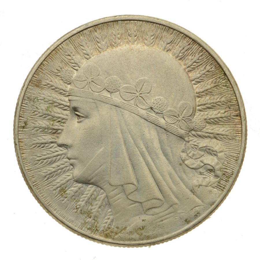 10 złotych 1932 r. - Głowa Kobiety z.m. (8)