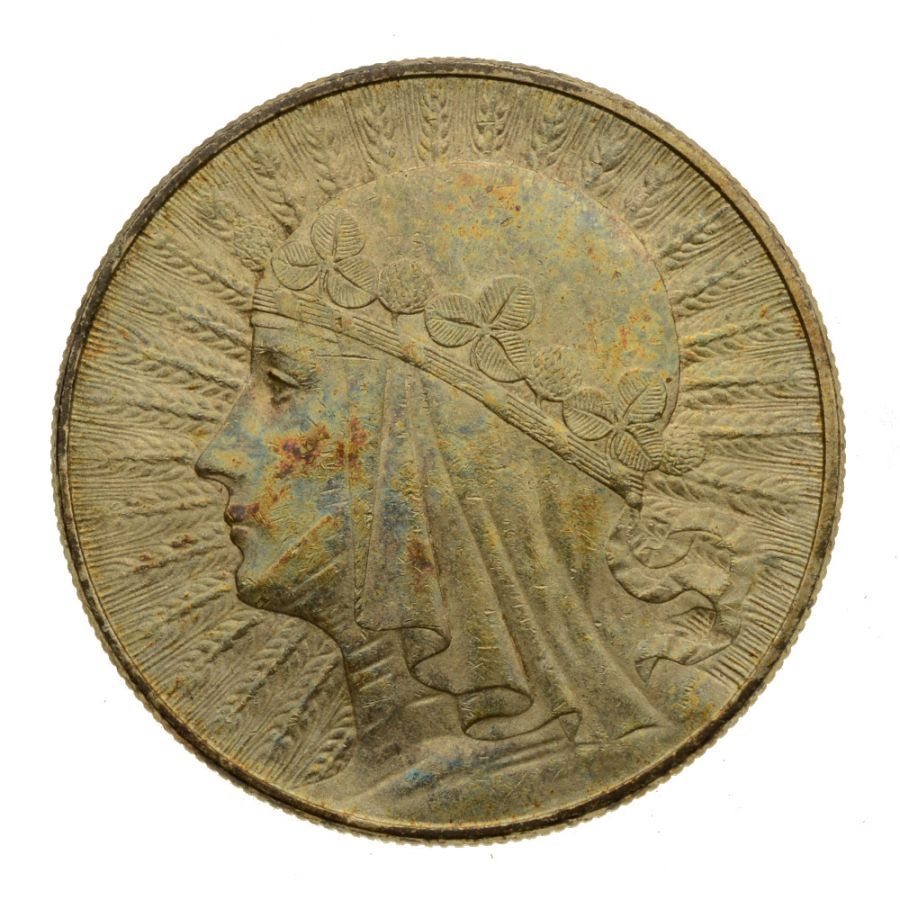 10 złotych 1932 r. - Głowa Kobiety z.m. (9)