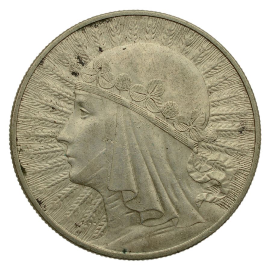 10 złotych 1933 r. - Głowa Kobiety (2)