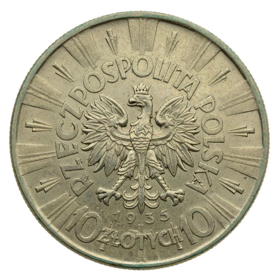 10 złotych 1935 r. - Józef Piłsudski (2)