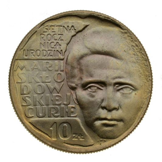 10 złotych 1967 r. - Maria Skłodowska-Curie (M221)