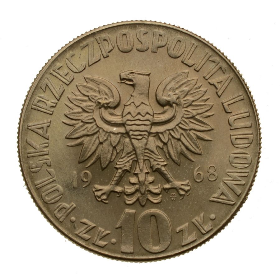 10 złotych 1968 r. - Mikołaj Kopernik (M241)