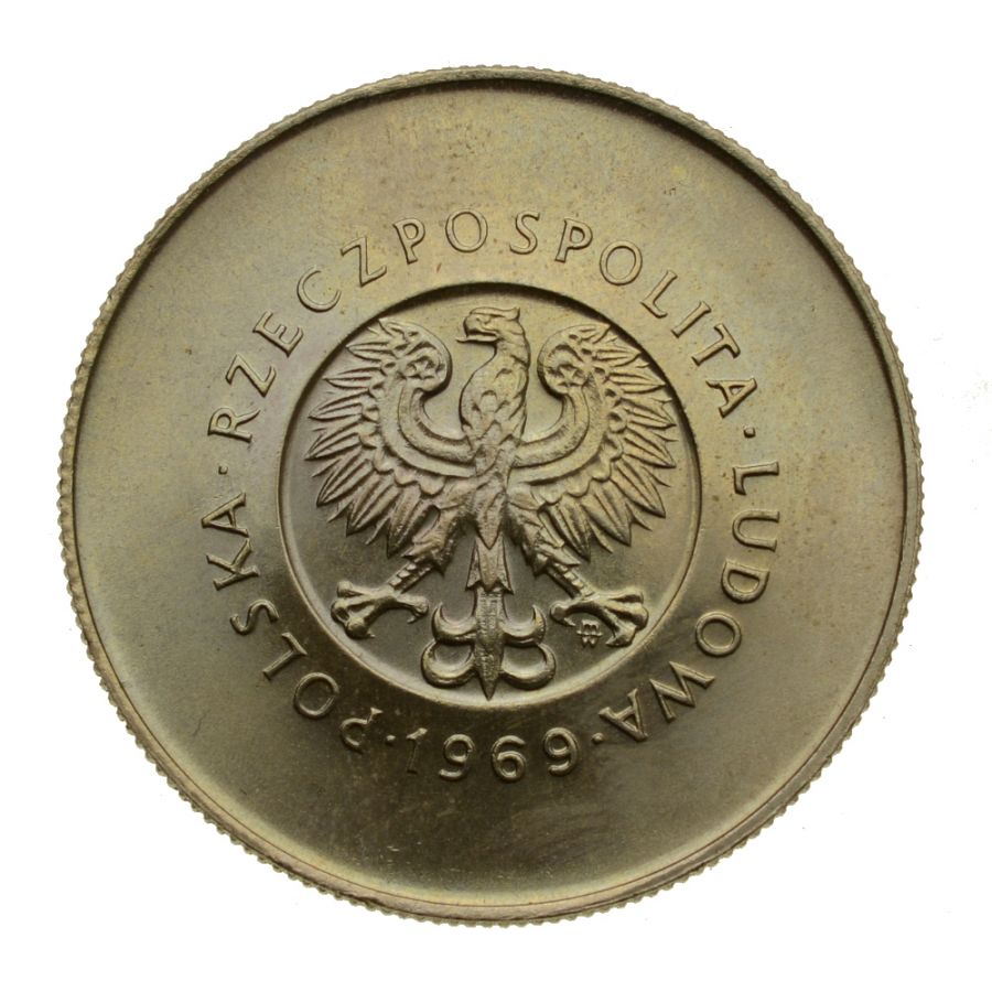 10 złotych 1969 r. - Dwudziesta piąta rocznica PRL (M187)