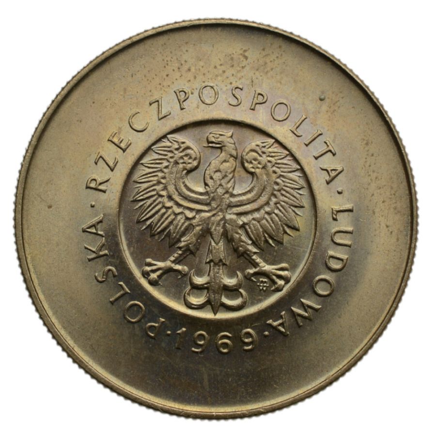 10 złotych 1969 r. - Dwudziesta piąta rocznica PRL (M188)