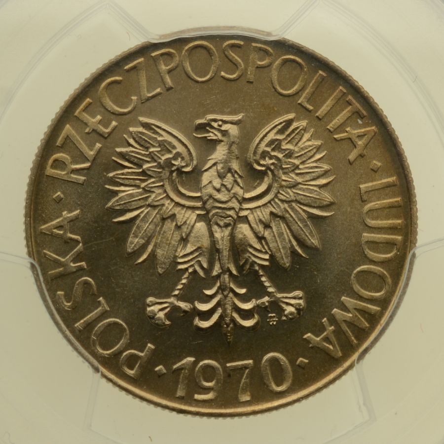 10 złotych 1970 r. - Tadeusz Kościuszko - Grading PCGS MS66