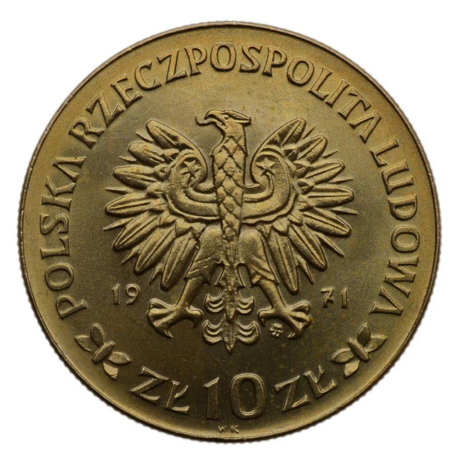 10 złotych 1971 r. - 50. rocznica Powstania Śląskiego (M224)