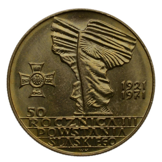 10 złotych 1971 r. - 50. rocznica Powstania Śląskiego (M224)