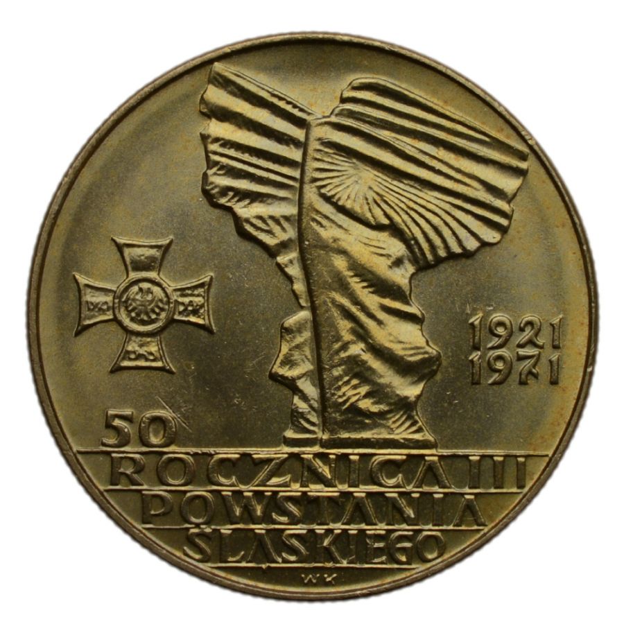 10 złotych 1971 r. - 50. rocznica Powstania Śląskiego (M225)