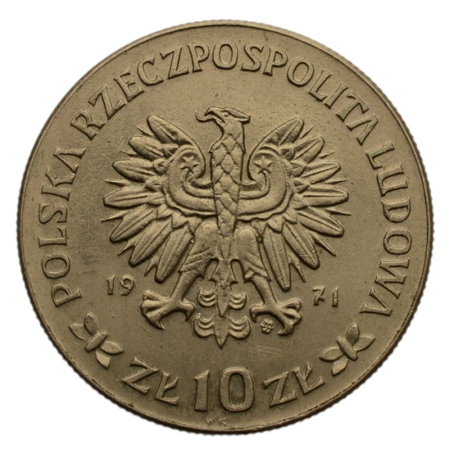 10 złotych 1971 r. - 50. rocznica Powstania Śląskiego (M226)