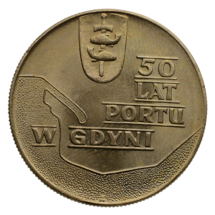 10 złotych 1972 r. - 50 lat Portu w Gdyni (M314)