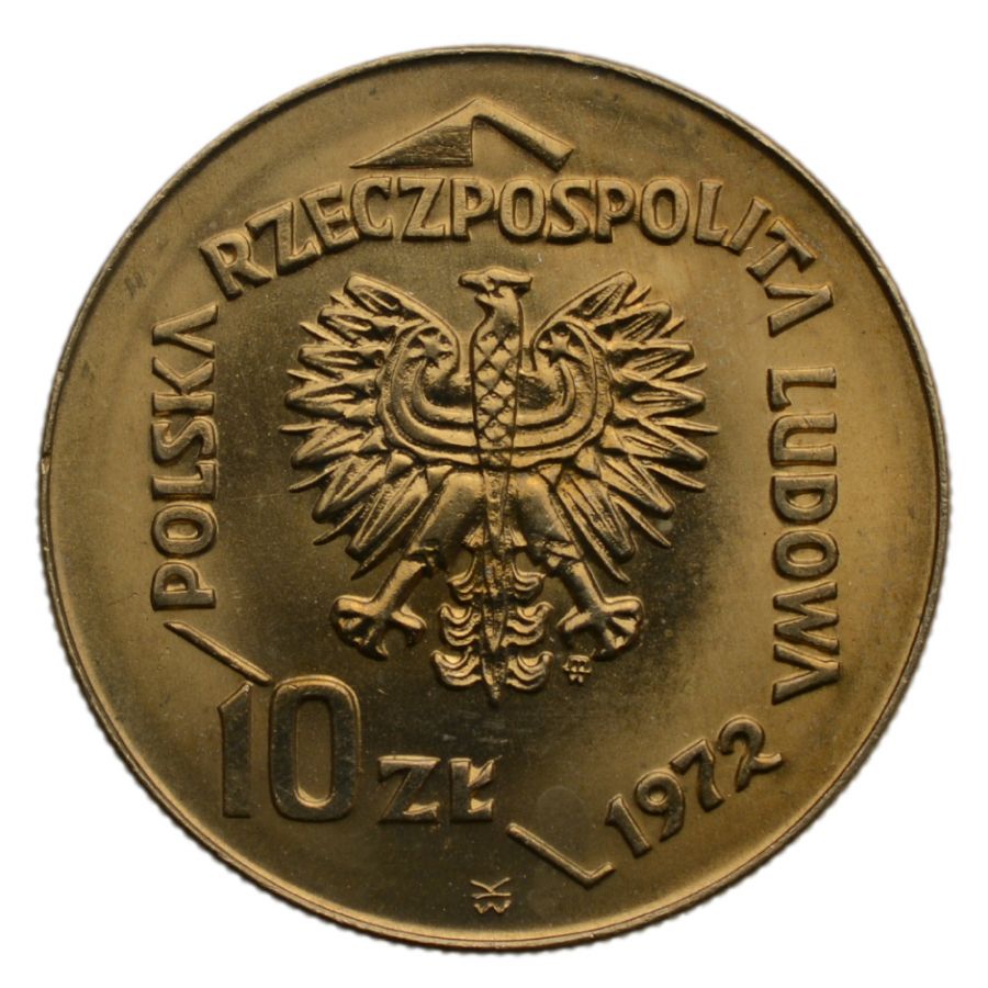 10 złotych 1972 r. - 50 lat Portu w Gdyni (M318)