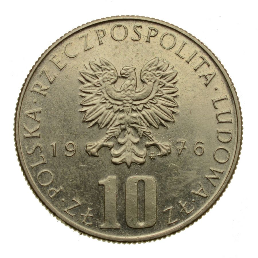 10 złotych 1976 r. - Bolesław Prus (M707)