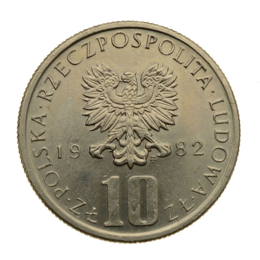 10 złotych 1982 r. - Bolesław Prus (M276)