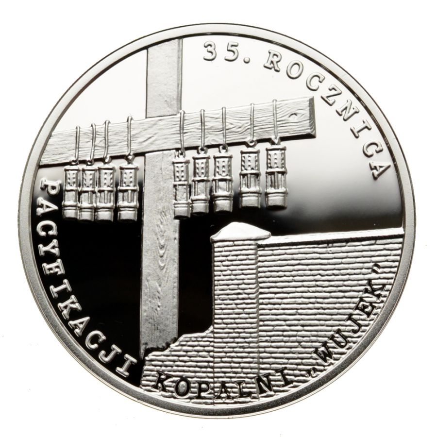 10 złotych - 35. rocznica pacyfikacji kopalni Wujek