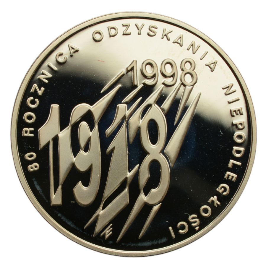 10 złotych - 80. rocznica odzyskania niepodległości