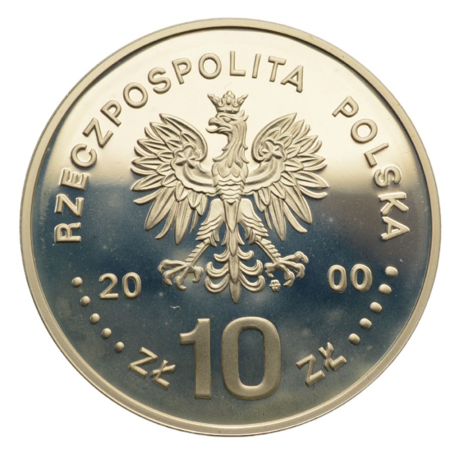 10 złotych - Jan Kazimierz (popiersie)