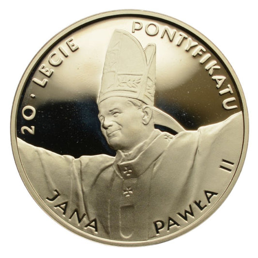 10 złotych - Jan Paweł II - XX-lecie pontyfikatu