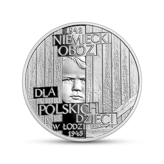 10 złotych - Niemiecki obóz dla polskich dzieci w Łodzi (1942-1945)