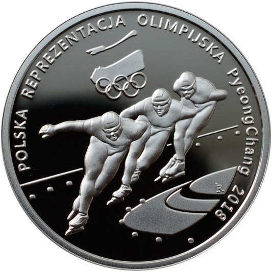 10 złotych - Polska reprezentacja olimpijska - PyeongChang 2018