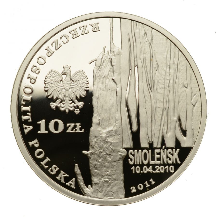 10 złotych - Smoleńsk - pamięci ofiar