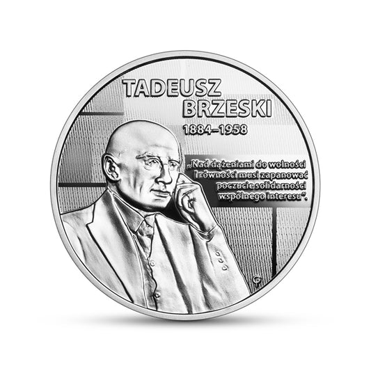 10 złotych - Wielcy polscy ekonomiści - Tadeusz Brzeski