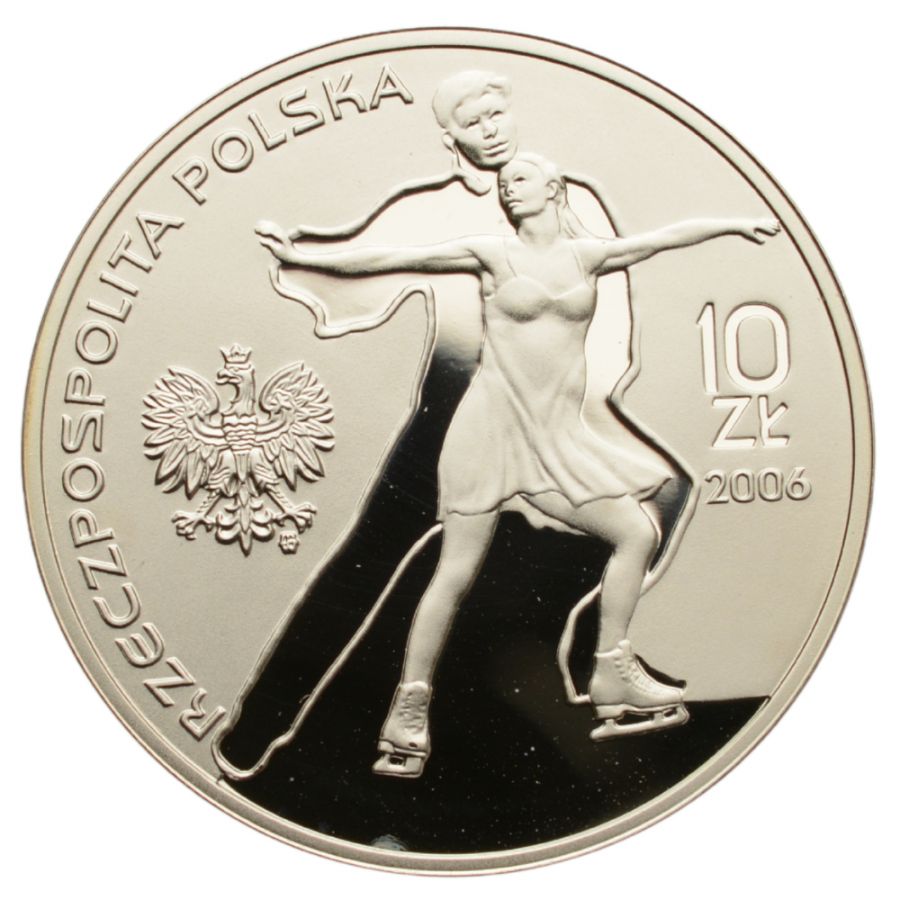 10 złotych - Zimowe Igrzyska Olimpijskie - Turyn 2006 (łyżwy)