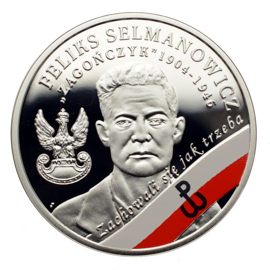 10 złotych - Żołnierze Niezłomni - Feliks Selmanowicz "Zagończyk"