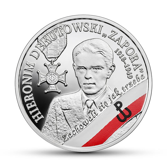 10 złotych - Żołnierze Niezłomni - Hieronim Dekutowski "Zapora"