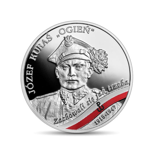 10 złotych - Żołnierze niezłomni - Józef Kuraś "Ogień"