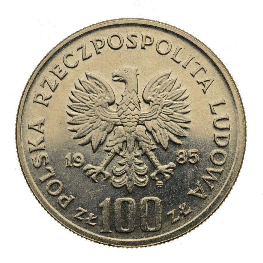 100 złotych 1985 r. - Centrum Zdrowia Matki Polki (M165)