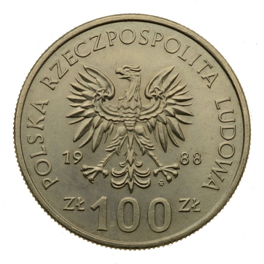 100 złotych 1988 r. - 70. rocznica Powstania Wielkopolskiego (M696)