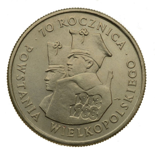 100 złotych 1988 r. - 70. rocznica Powstania Wielkopolskiego (M696)