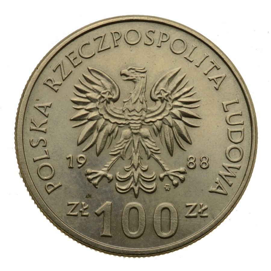 100 złotych 1988 r. - 70. rocznica Powstania Wielkopolskiego (M697)