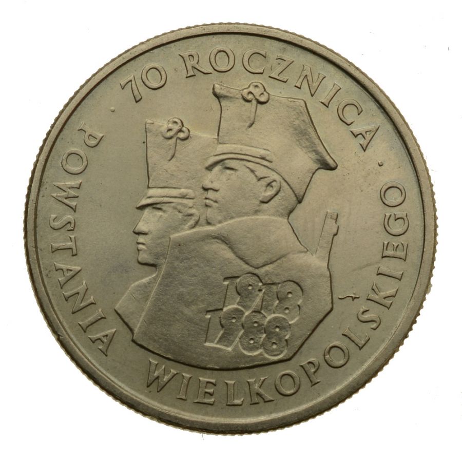 100 złotych 1988 r. - 70. rocznica Powstania Wielkopolskiego (M697)