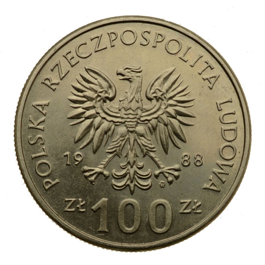 100 złotych 1988 r. - 70. rocznica Powstania Wielkopolskiego (M698)