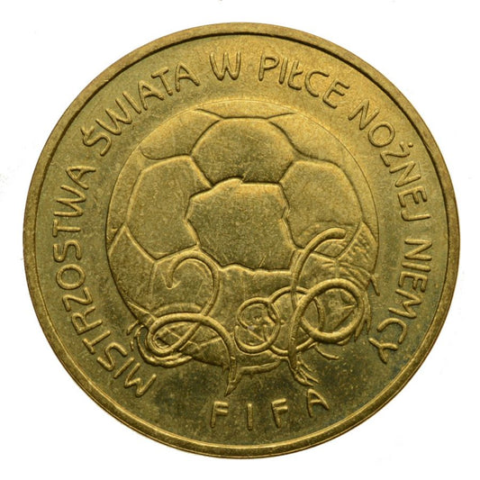 2 złote - Mistrzostwa Świata w Piłce Nożnej - Niemcy 2006