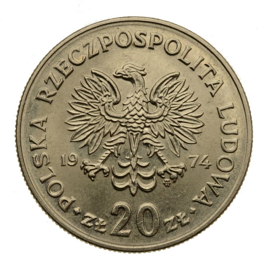 20 złotych 1974 r. - Marceli Nowotko (M710)