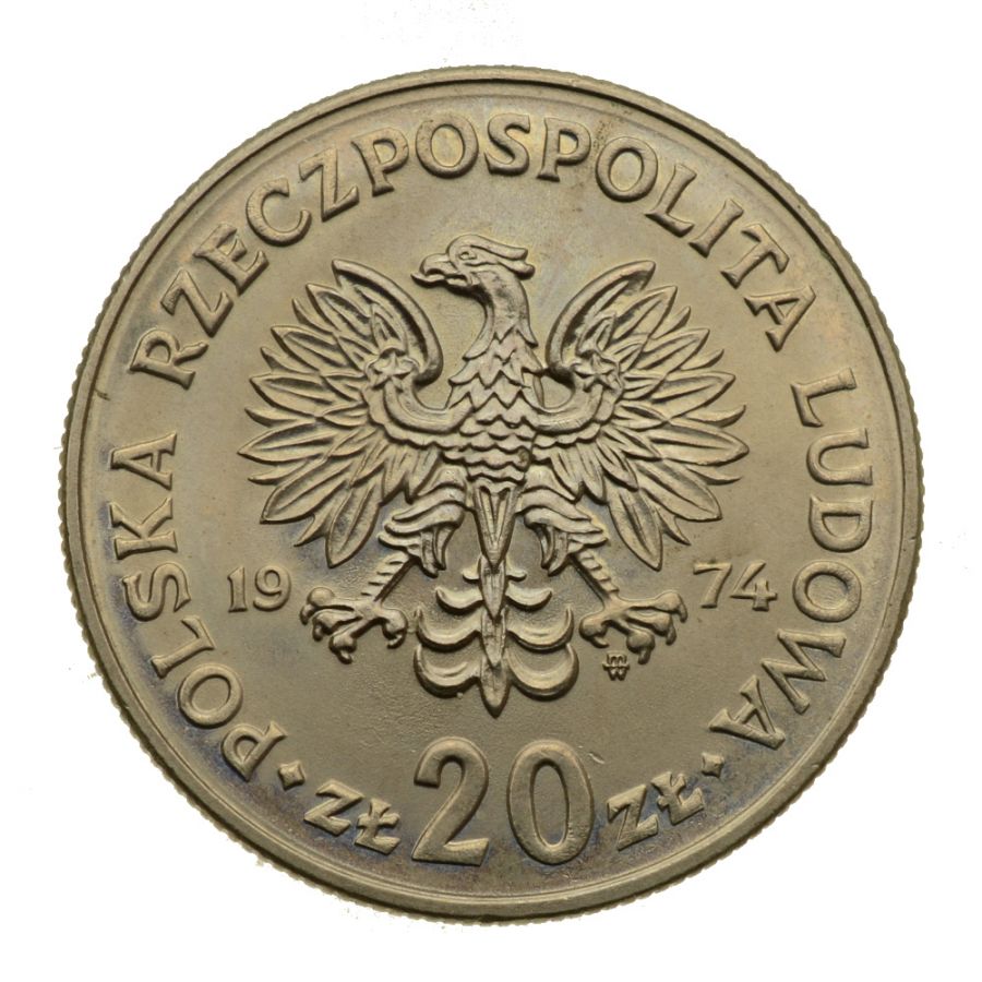 20 złotych 1974 r. - Marceli Nowotko (M827)